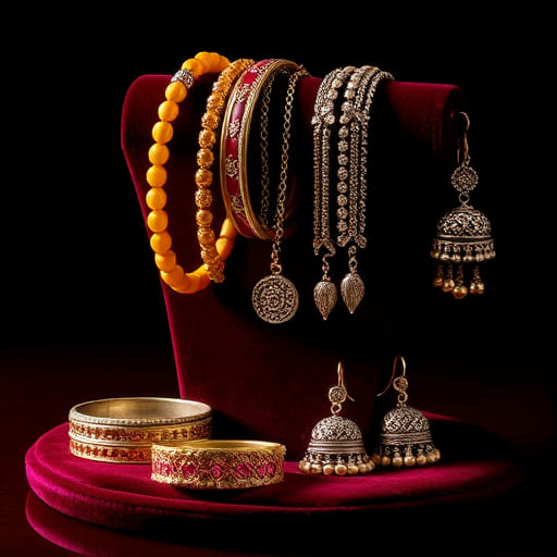 Traditional Indian jewelry